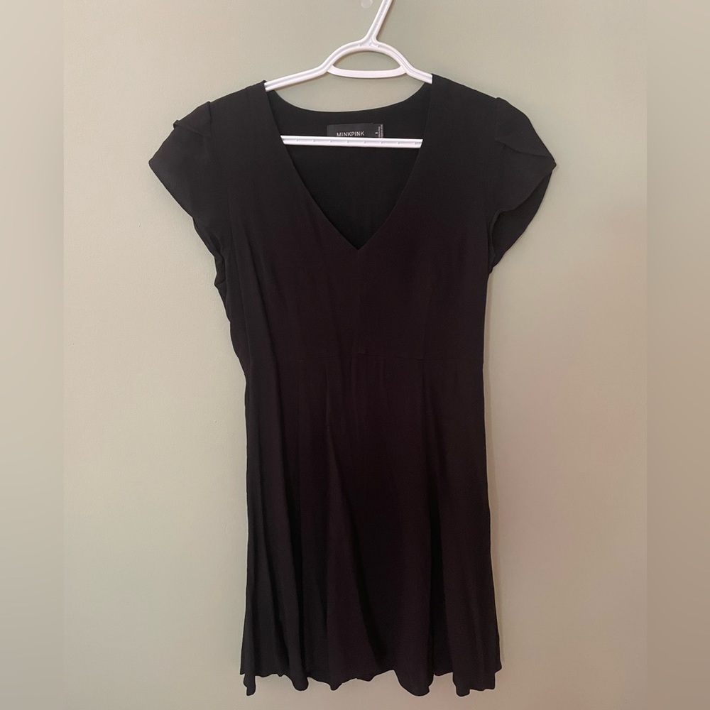 MinkPink Black Mini Dress
